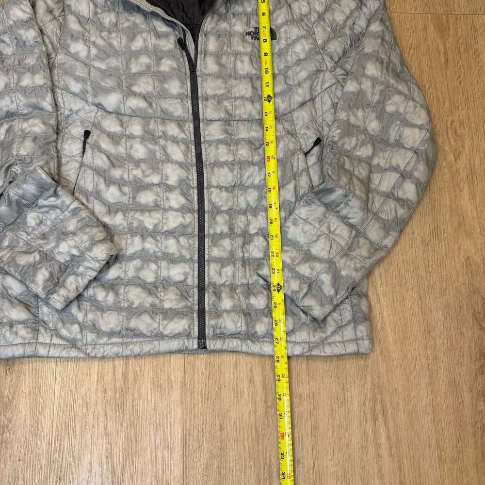Size M -The North Face Thermoball Gray Puffer - Picture 6 of 7
